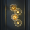 Luxury LED Wall Lamp living room TV background Decorative Indoor Creative Crystal wall light
