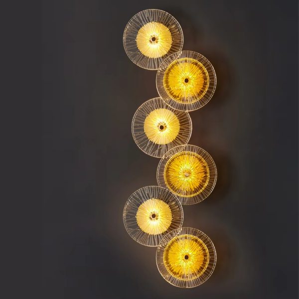 Luxury LED Wall Lamp living room TV background Decorative Indoor Creative Crystal wall light