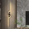 Modern Minimalist Home Luxury Grille Living Room TV Background Wall LED Light