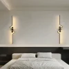 Modern Minimalist Home Luxury Grille Living Room TV Background Wall LED Light