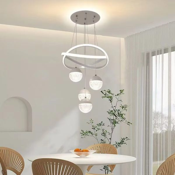 Hanging Ceiling Crystal Acrylic Chandelier Luxury Pendant Lights