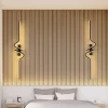 Modern Minimalist Home Luxury Grille Living Room TV Background Wall LED Light