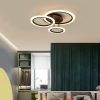 Round Shape Acrylic Led Lamp Minimalist Simple Bedroom Flush Ceiling Light