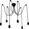 Modern Retro 6/8 Edison LED Bulbs Vintage Pendant Light Cafe Dining Office Bar