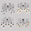 Modern Retro 6/8 Edison LED Bulbs Vintage Pendant Light Cafe Dining Office Bar
