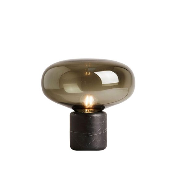 Modern Marble Glass Decorative Lighting Bedside lamps Bedroom Table Lamps