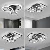 Round Shape Acrylic Led Lamp Minimalist Simple Bedroom Flush Ceiling Light