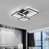 Round Shape Acrylic Led Lamp Minimalist Simple Bedroom Flush Ceiling Light