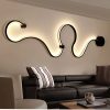 Nordic decorative living room bedroom interior snake wall light creative modern led wall lamp