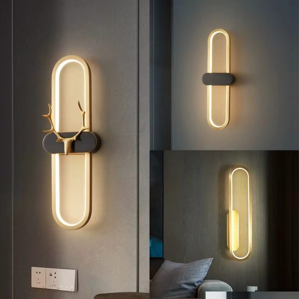 Modern Indoor Led Wall Light Bedroom Living Room Home Wall Sconce Hotel Wall Lamps