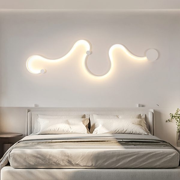 Nordic decorative living room bedroom interior snake wall light creative modern led wall lamp