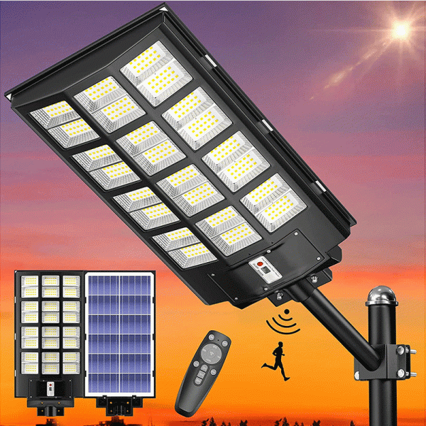 New Upgrade Solar Power Street Lamp 600w 800w 1200w 2000w IP65 Waterproof Led Solar Street Light